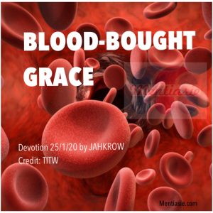 BLOOD-BOUGHT GRACE || mentiasie
